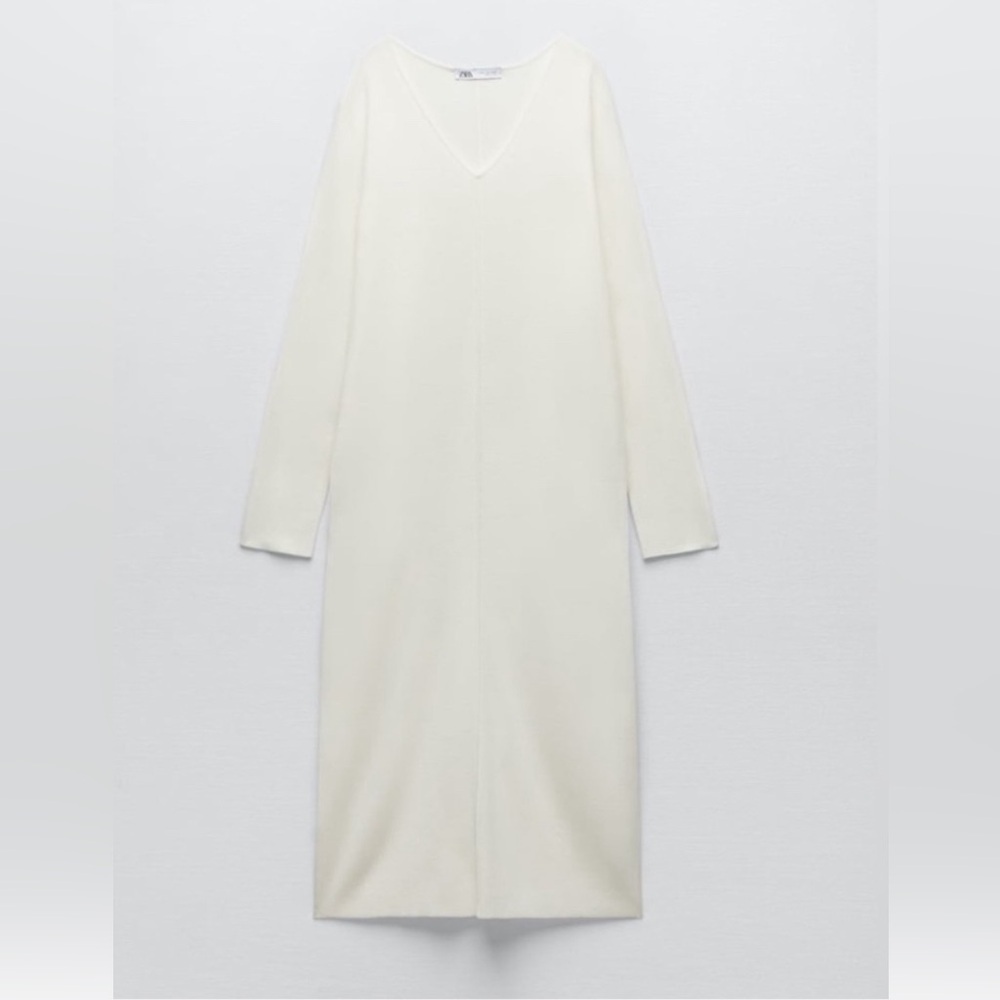 ✨ Brand New Zara Knit Midi Dress – Size Small ✨
